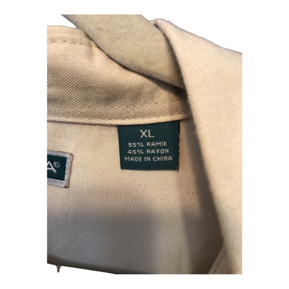 Men’s Cubavera Casual Button Down Short Sleeve Shirt - XL - Picture 3 of 5